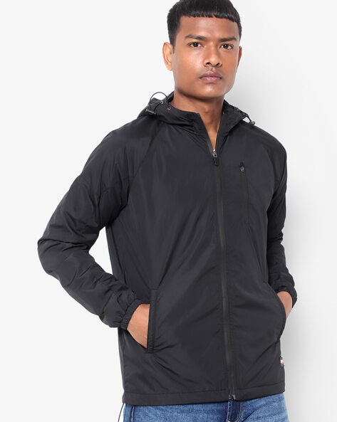 spykar hooded jacket