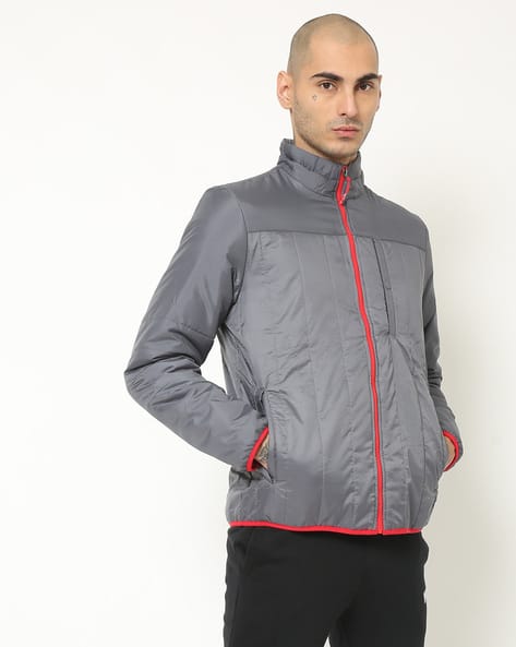 Reebok Quilted Jacket with Brand Logo