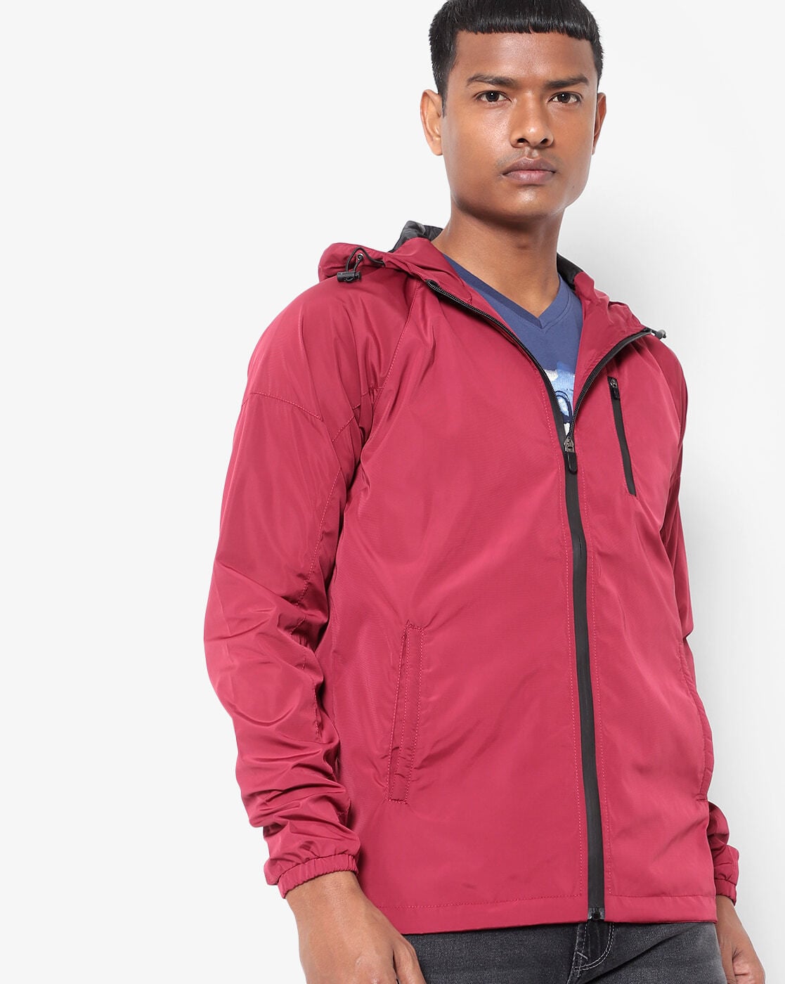 spykar hooded jacket