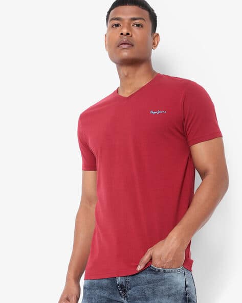 Buy Burgundy Tshirts for Men by Pepe Jeans Online