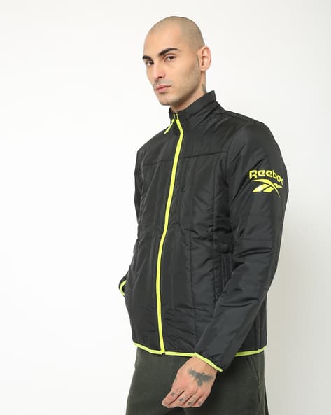 Reebok Quilted Jacket with Brand Logo