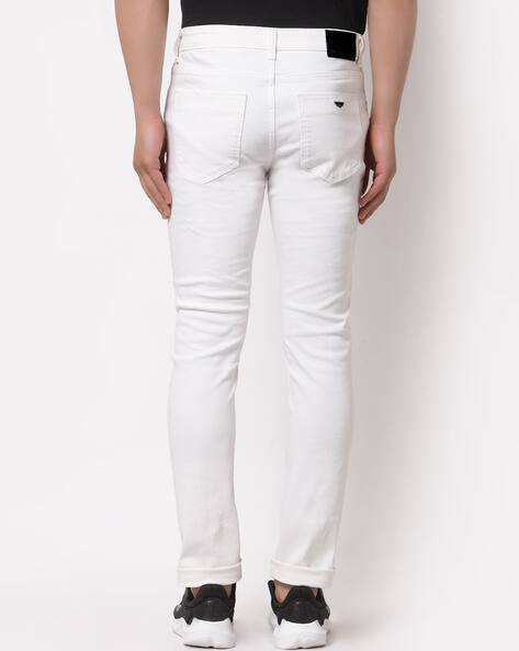 Buy White Jeans for Men by RED TAPE 