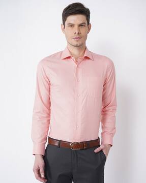 Buy Peach Shirts for Men by Blackberrys 