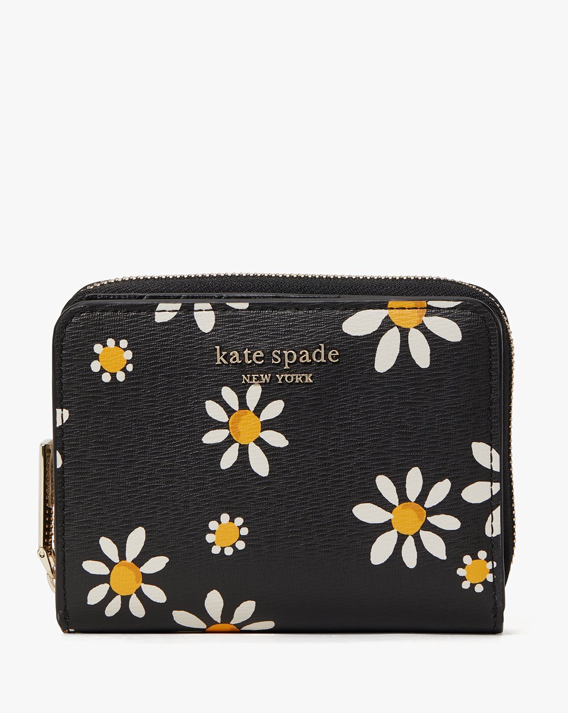 Buy KATE SPADE Floral Print Zip-Around Wallet | Black Color Women | AJIO  LUXE