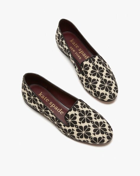 Spade Flower Jacquard Lounge Loafers