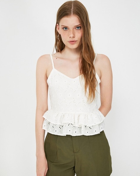 Buy Trendyol White Camisole Online