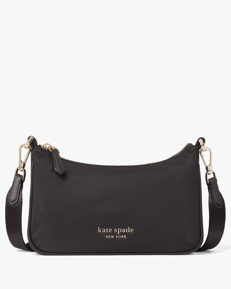 Buy KATE SPADE The Little Better Sam Crossbody Bag with Adjustable Strap |  Black Color Women | AJIO LUXE