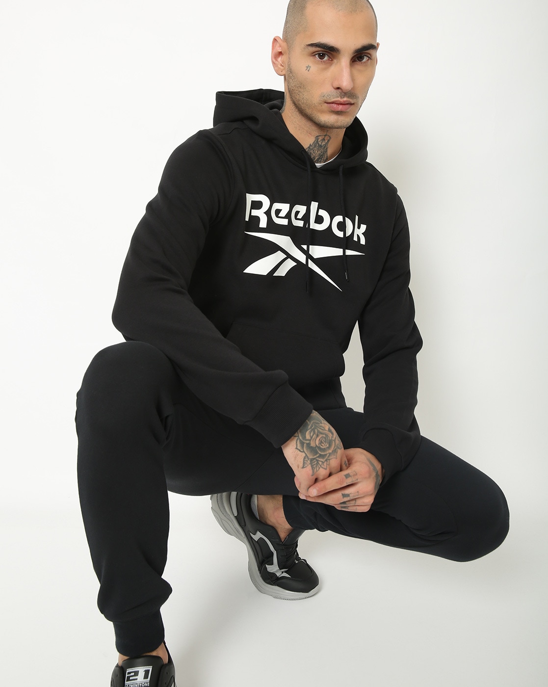 Buy Black Sweatshirt & Hoodies for Men by Reebok Online