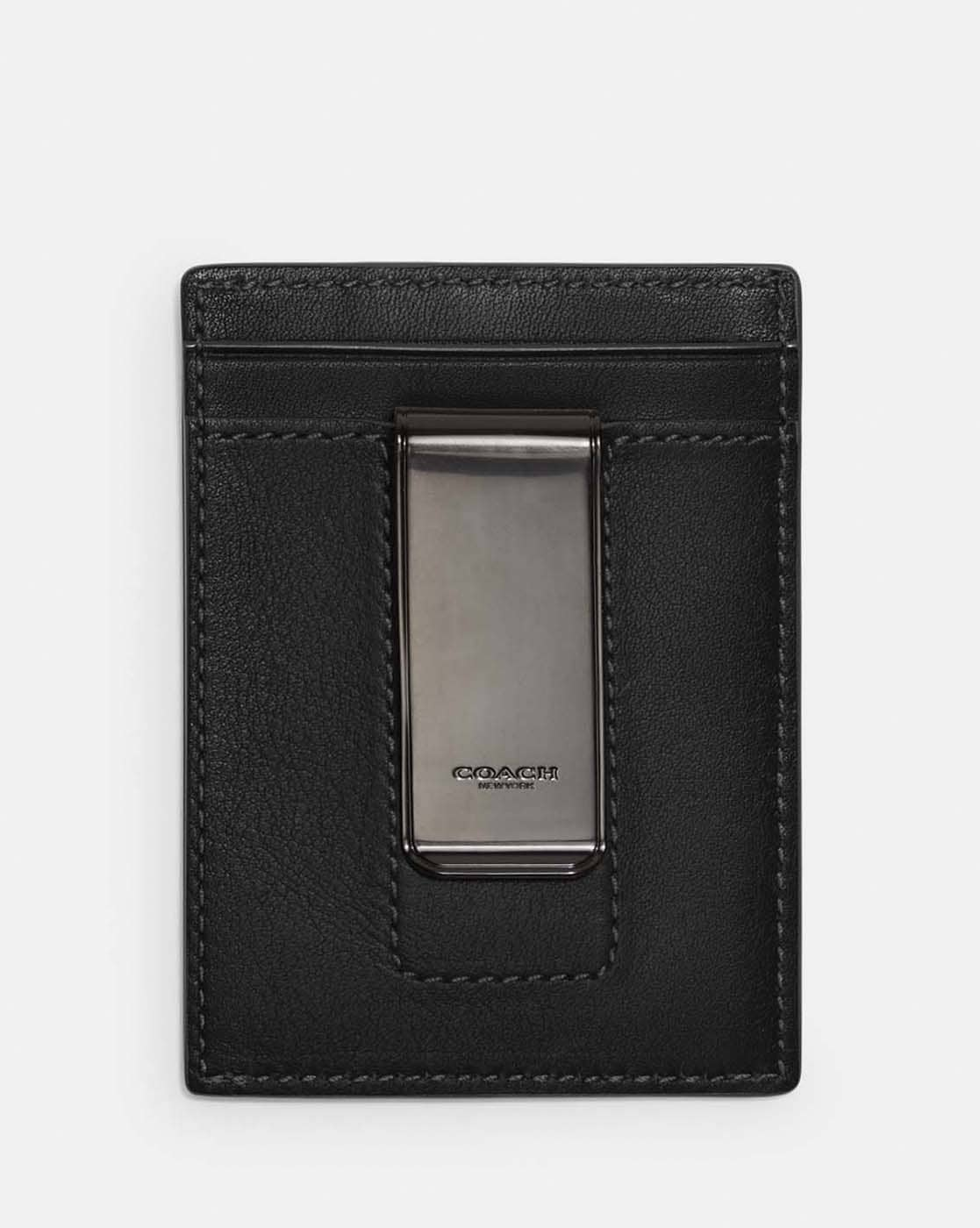 Buy Coach Money Clip Card Case Black Color Men AJIO LUXE