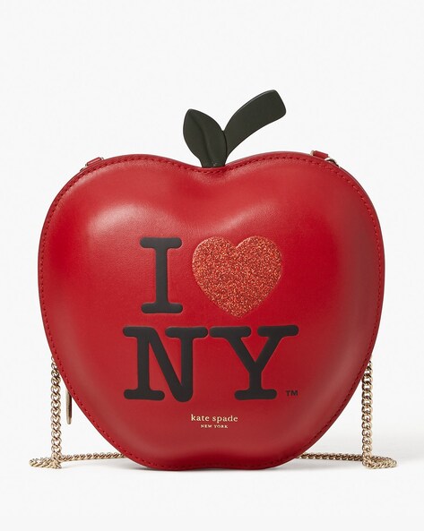 Buy KATE SPADE I love NY Big Apple Crossbody Bag | Red Color Women | AJIO  LUXE