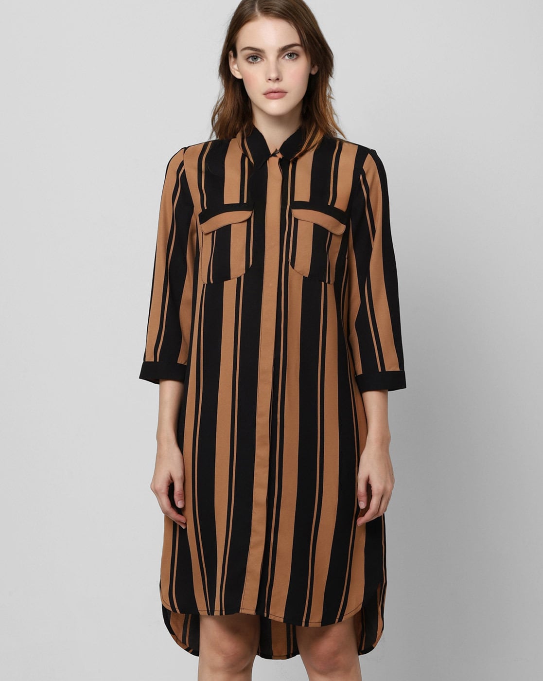 Seks Modtager maskine Begrænsning Buy Black & Brown Dresses for Women by Vero Moda Online | Ajio.com