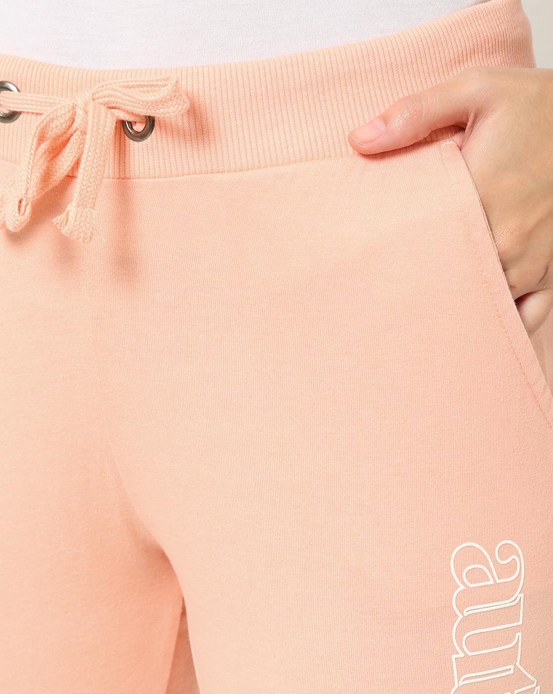Buy Peach Track Pants for Women by Teamspirit Online