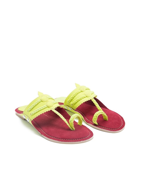 Buy SOLEPLAY by Westside Olive Braided Strap Sandals Online at best price  at TataCLiQ