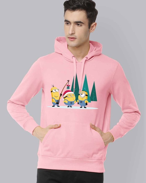 Buy Pink Sweatshirt & Hoodies for Men by Free Authority Online 