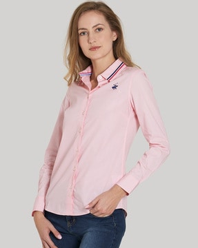 Buy Pink Shirts for Women by Beverly Hills Polo Club Online 