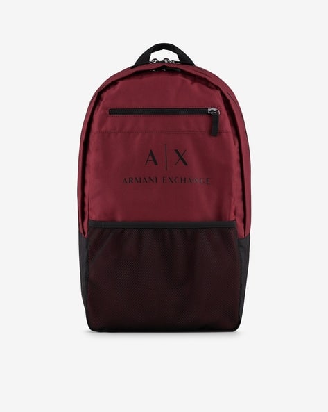 Buy Maroon Backpacks for Men by ARMANI EXCHANGE Online  display picture 3