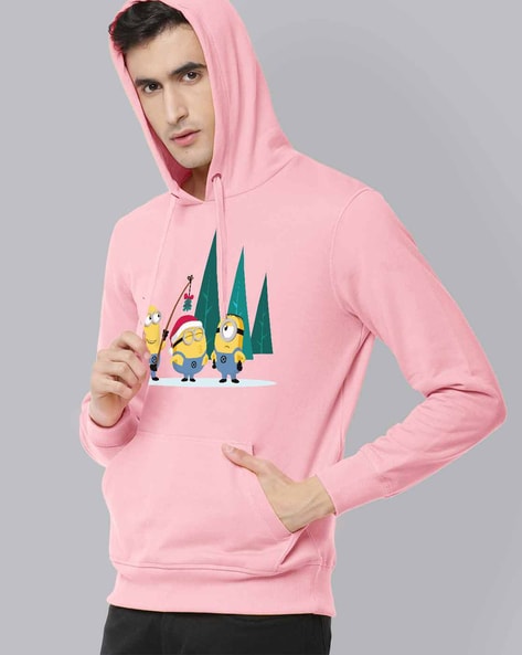 Buy Pink Sweatshirt & Hoodies for Men by Free Authority Online 