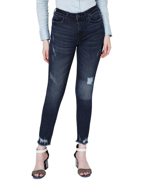 Buy Dark Blue Jeans & Jeggings for Women by Vero Moda Online