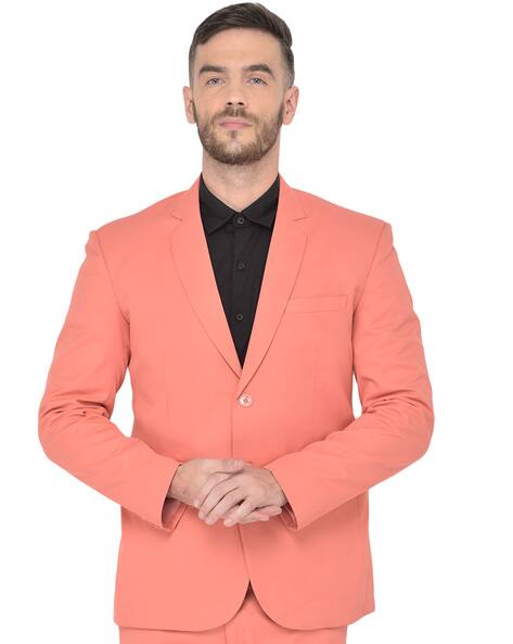 peach blazer men
