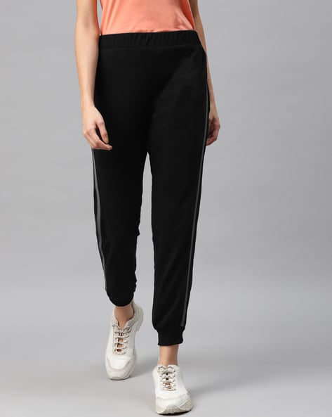 Buy Black Track Pants for Women by LAABHA Online