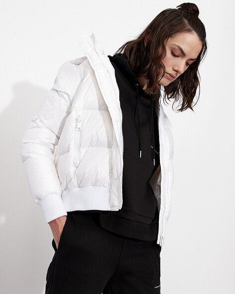 Buy White Jackets Coats for Women by ARMANI EXCHANGE Online