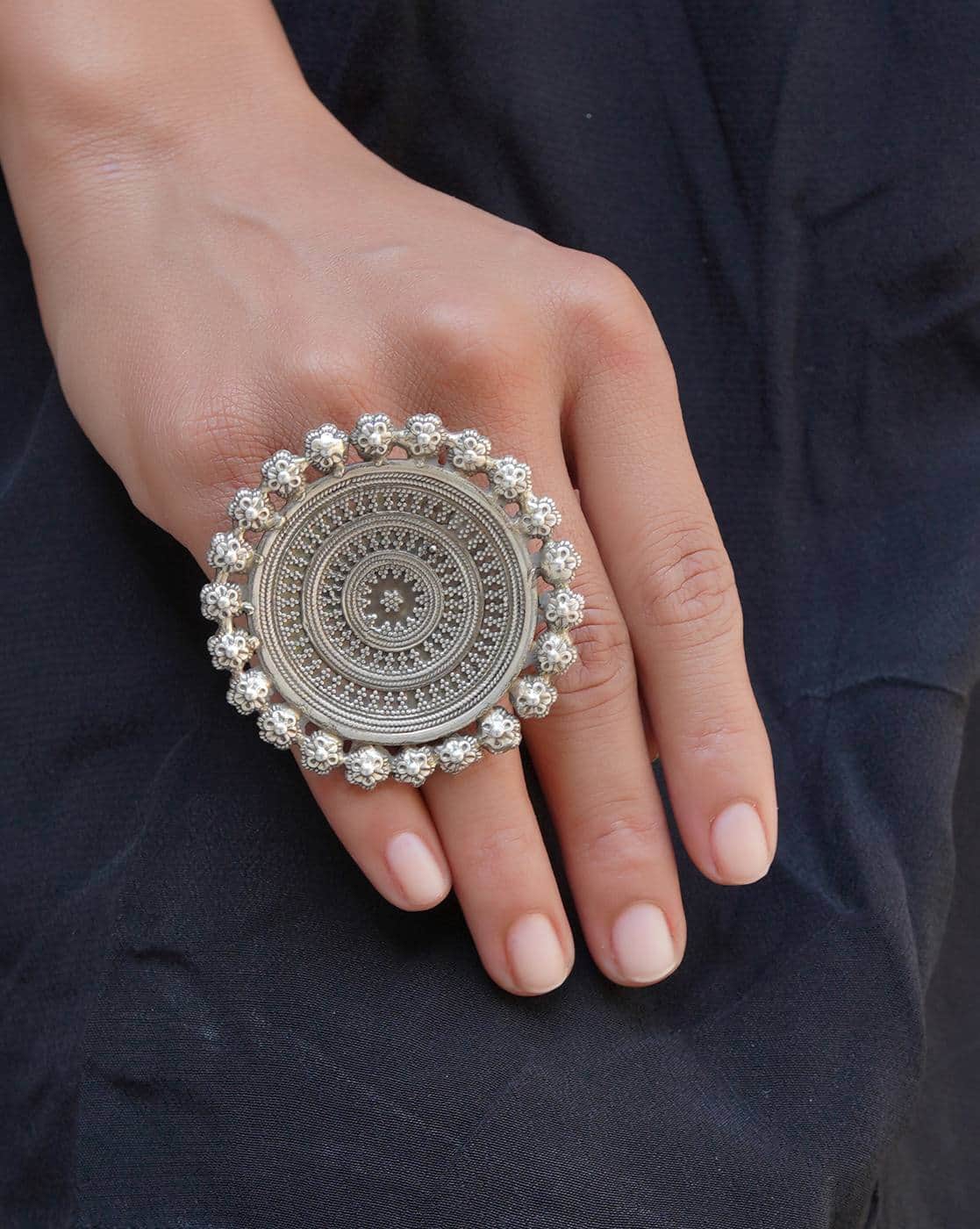 Buy Silver Rings for Women by Noor Online