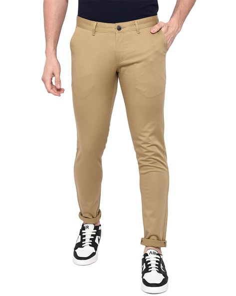 Greenfibre Casual Trousers  Buy Greenfibre Mens Solid Light Grey Cotton  Neo Fit Casual Trouser Online  Nykaa Fashion
