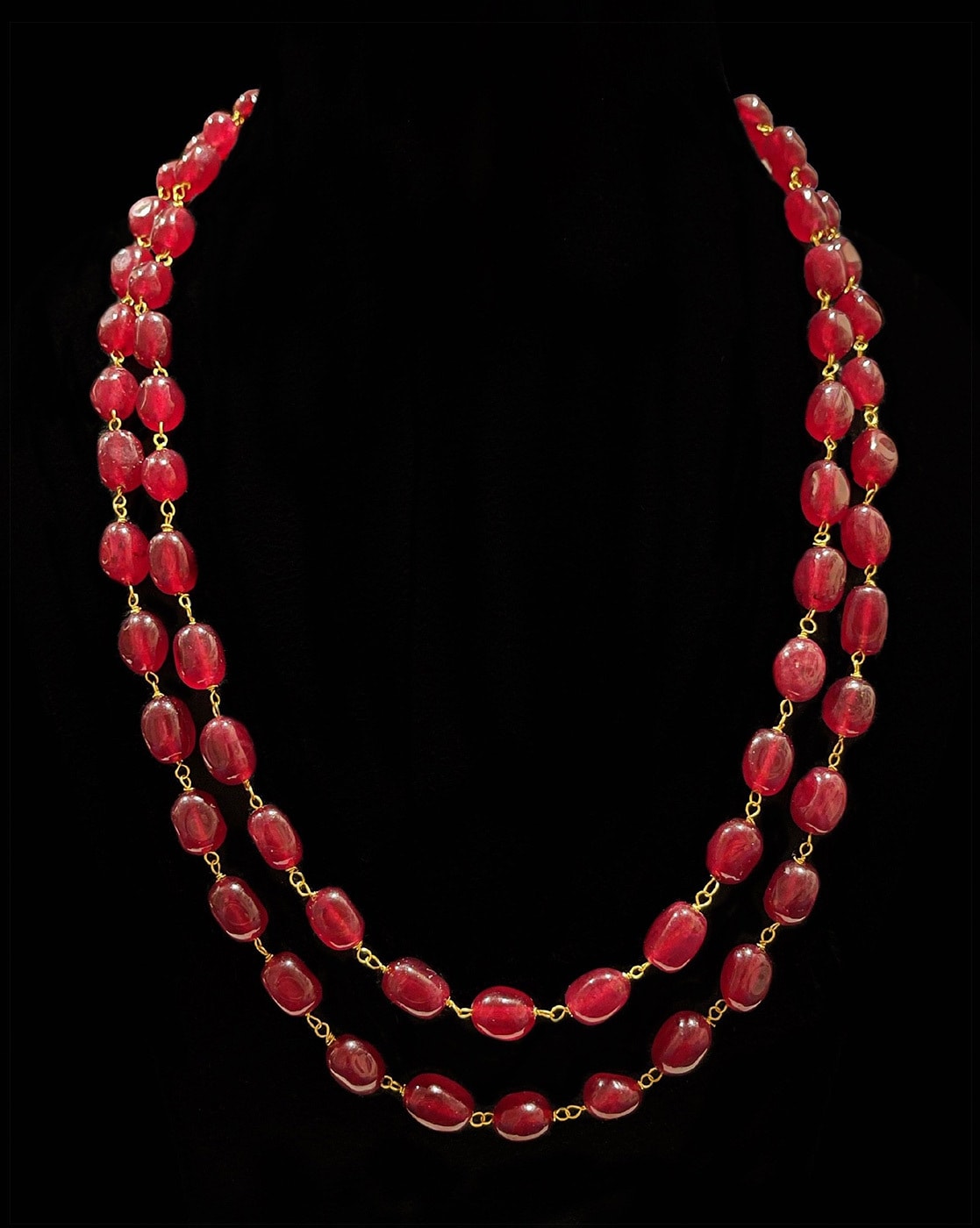 Wondrously Woven Red Necklace - Jewelry by Bretta