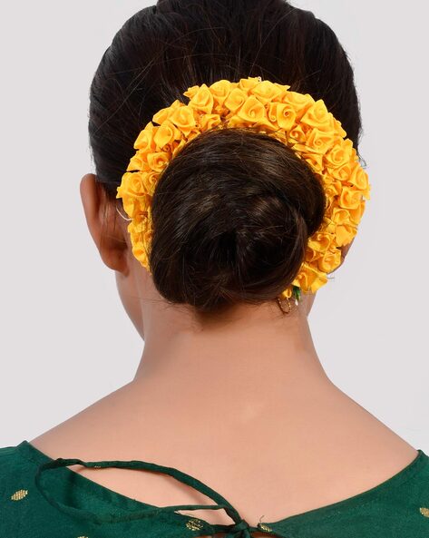 Buy Yellow Hair Accessories for Women by Silvermerc Designs Online |  