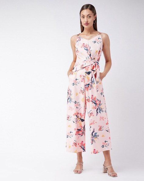 miss chase floral jumpsuit