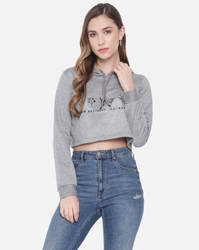 Grey Lab Women's Loungewear Cropped Sweatshirt