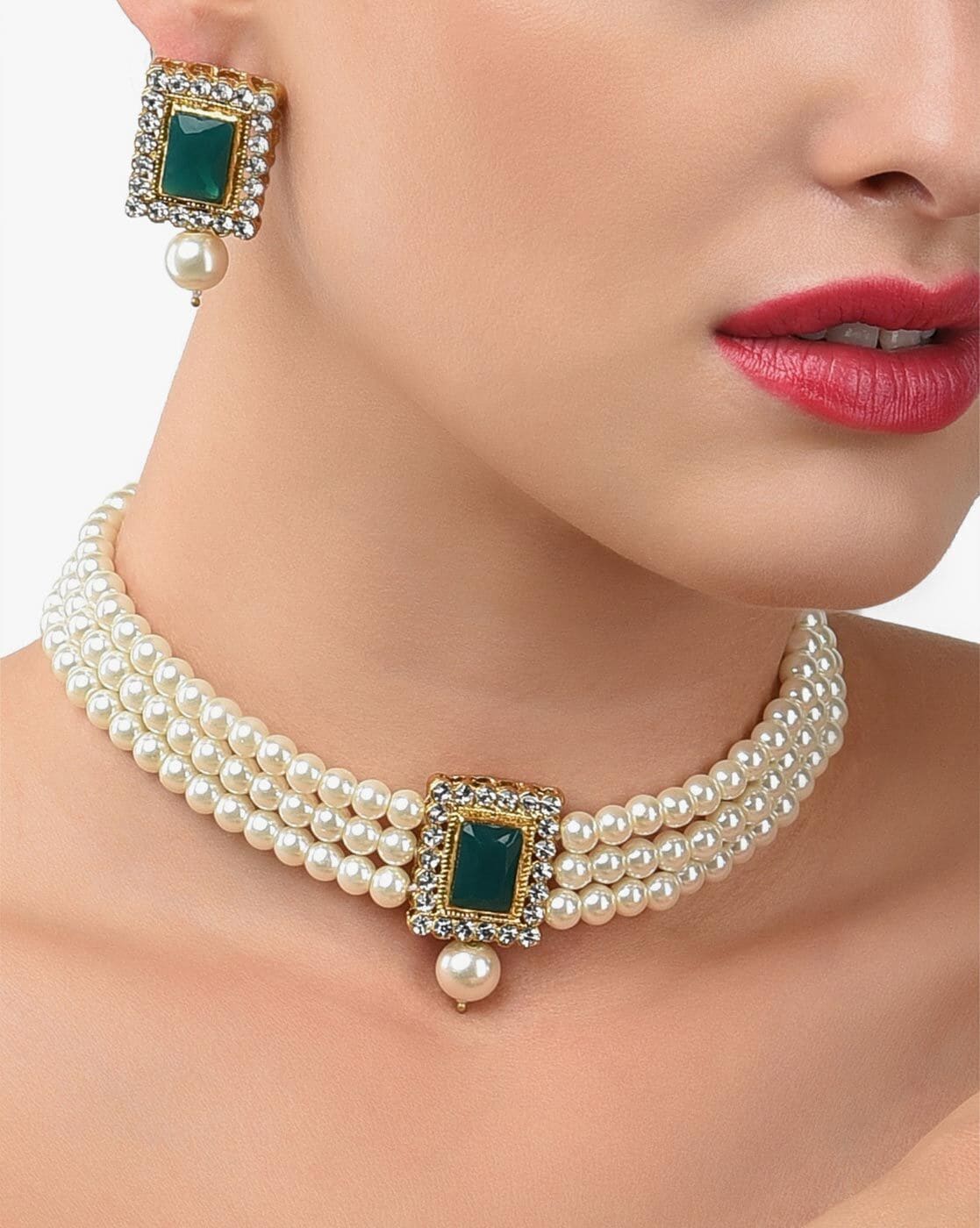 Single Strand Pearl Choker Necklace | 9mm Cultured Freshwater Pearl | –  Bourdage Pearls