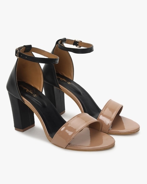 Lateley Dark Tan Leather Heels by Supersoft | Shop Online at Diana Ferrari