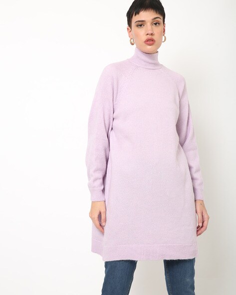 Womens Clothing Jumpers and knitwear Jumpers Purple Talbots Dolman Sleeve Sweater in Lavender 