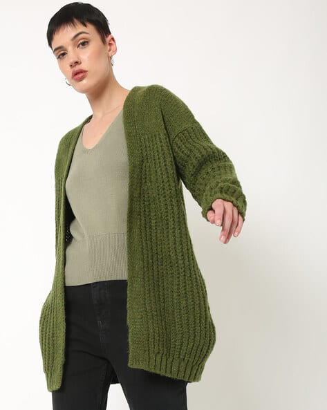i saw it first balloon sleeve cardigan