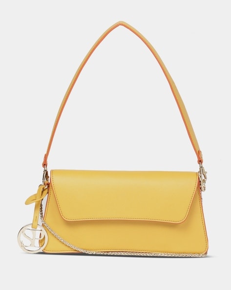 Michael Kors Voyager Travel Shoulder Tote Marigold Yellow Pebbled Leather -  Walmart.com