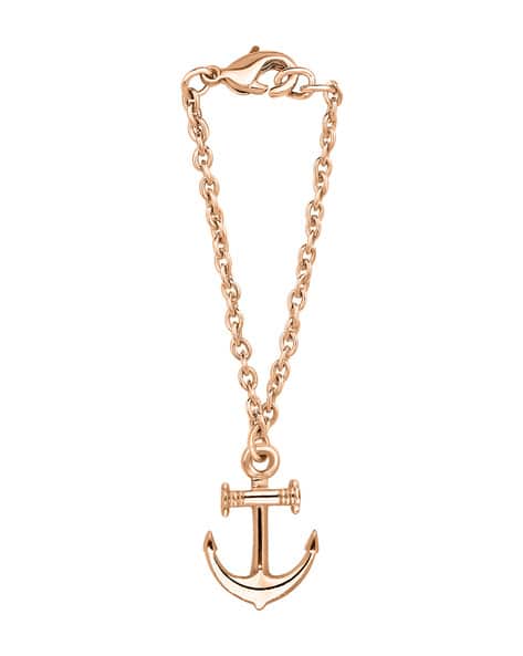 MAHI Rose Gold-Plated Anchor Watch Charm