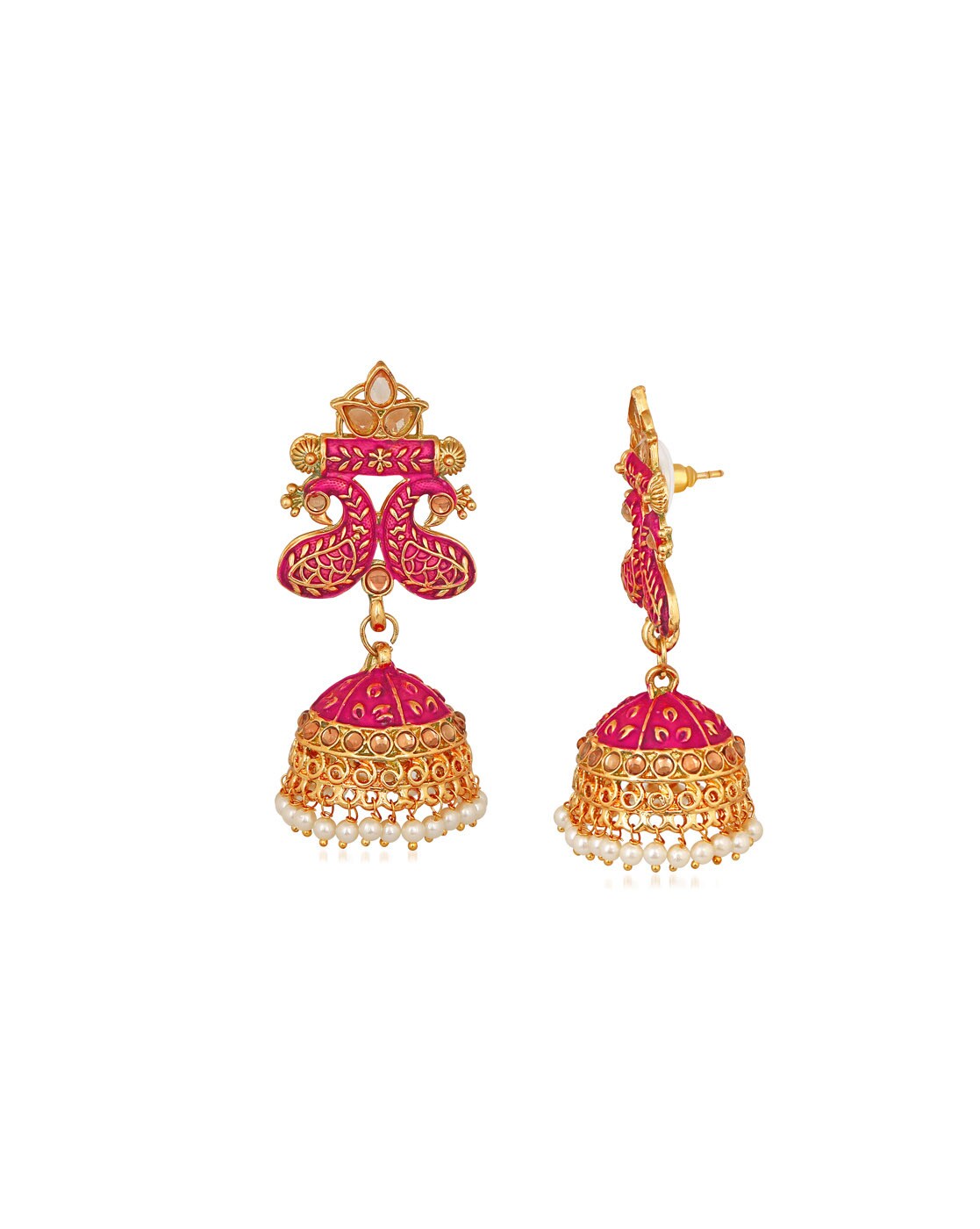 Vibrant 22KT Gold Earrings