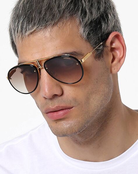 sunglasses Carrera black in the shape of Mask man 204841T4O999O | GioiaPura.