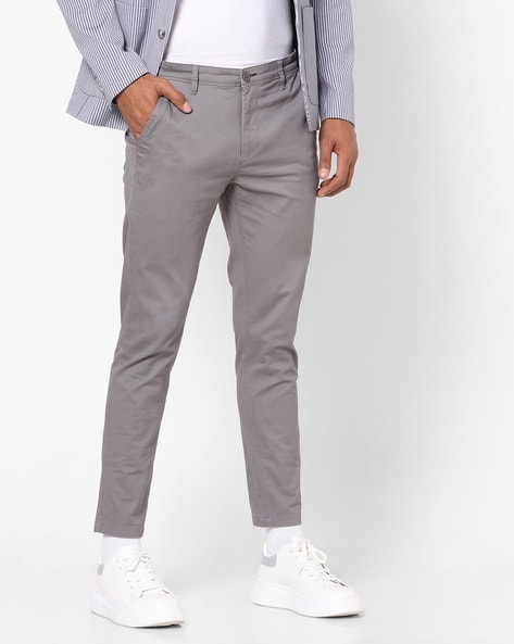 light grey slim fit chinos