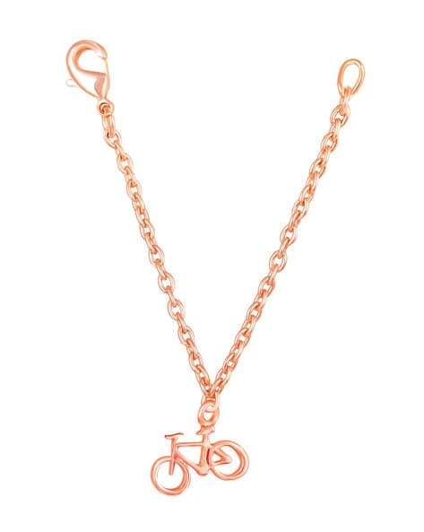 MAHI Rose Gold-Plated Bicycle Watch Charm