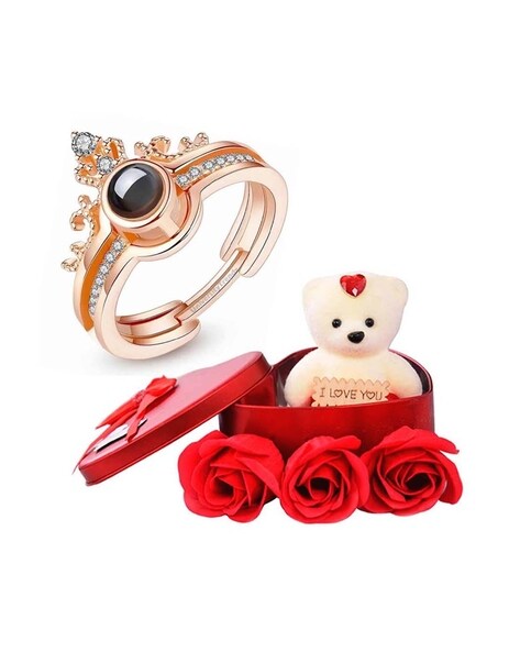 Teddy bear 2025 ring box