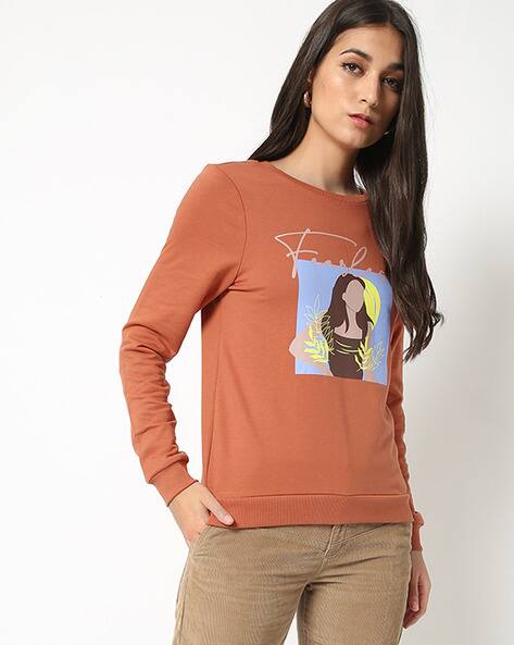 Buy Brown Sweatshirt Hoodies for Women by Vero Moda Online