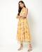 Floral Print Flared Kurta with Palazzo