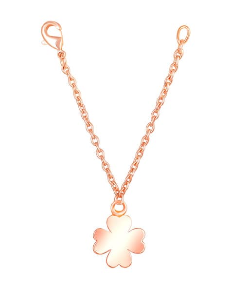 MAHI Rose Gold-Plated Flower Watch Charm