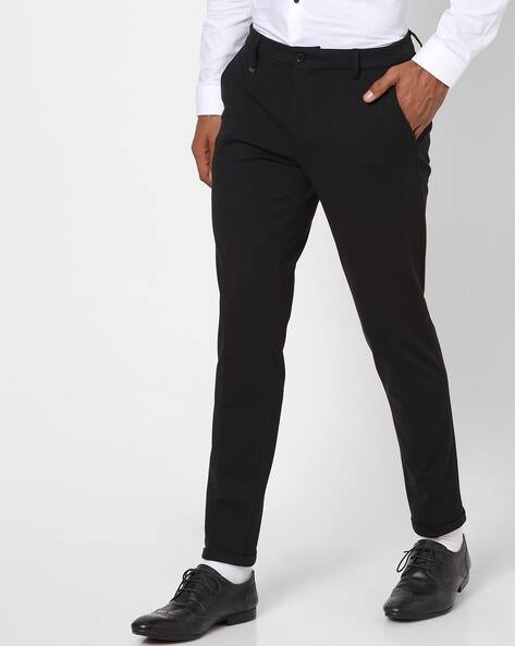 Buy Black Trousers \u0026 Pants for Men by 