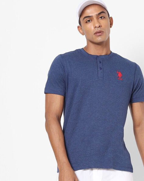 us polo henley t shirt