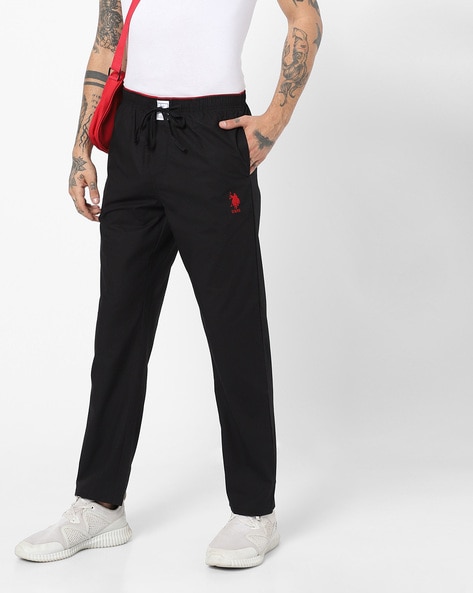 Straight Track Pants with Insert Pockets