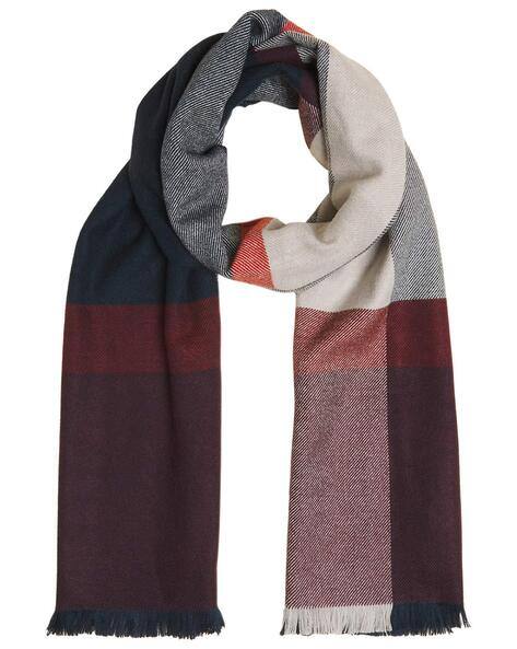 Buy Burgundy Scarves for Men by Marks Spencer Online