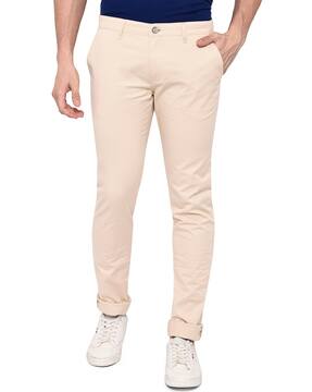 Buy Stone Grey Trousers \u0026 Pants for Men 